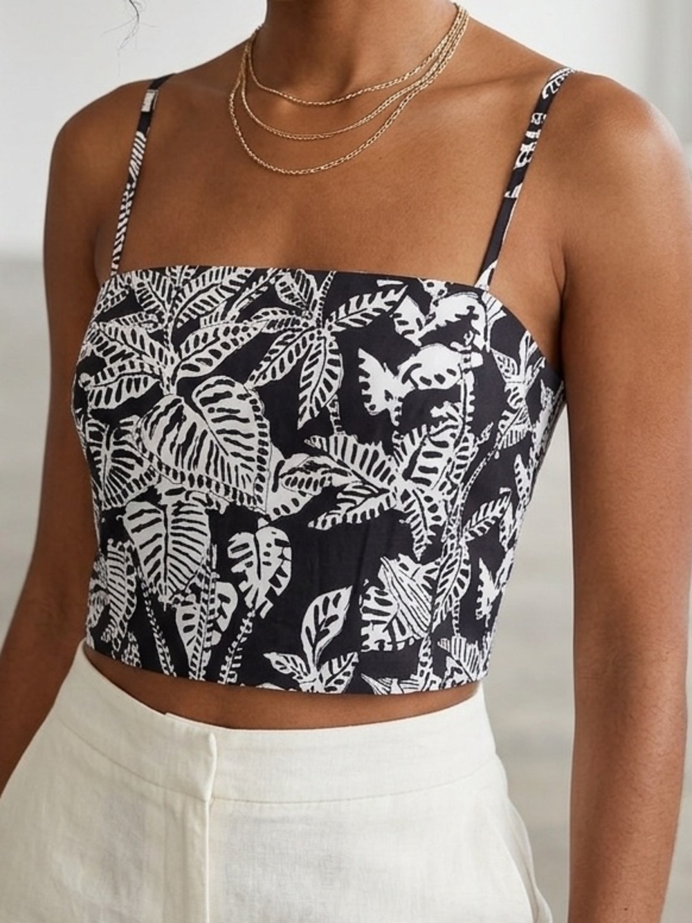 RW Floral-Print Crop Top